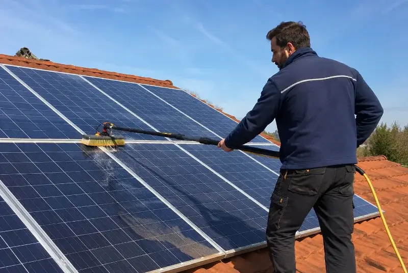 Nettoyage et entretien de panneaux solaires à Locmiquélic