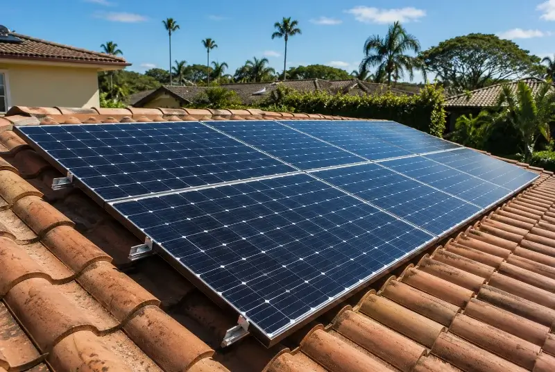 Installation de panneaux solaires à Locmiquélic